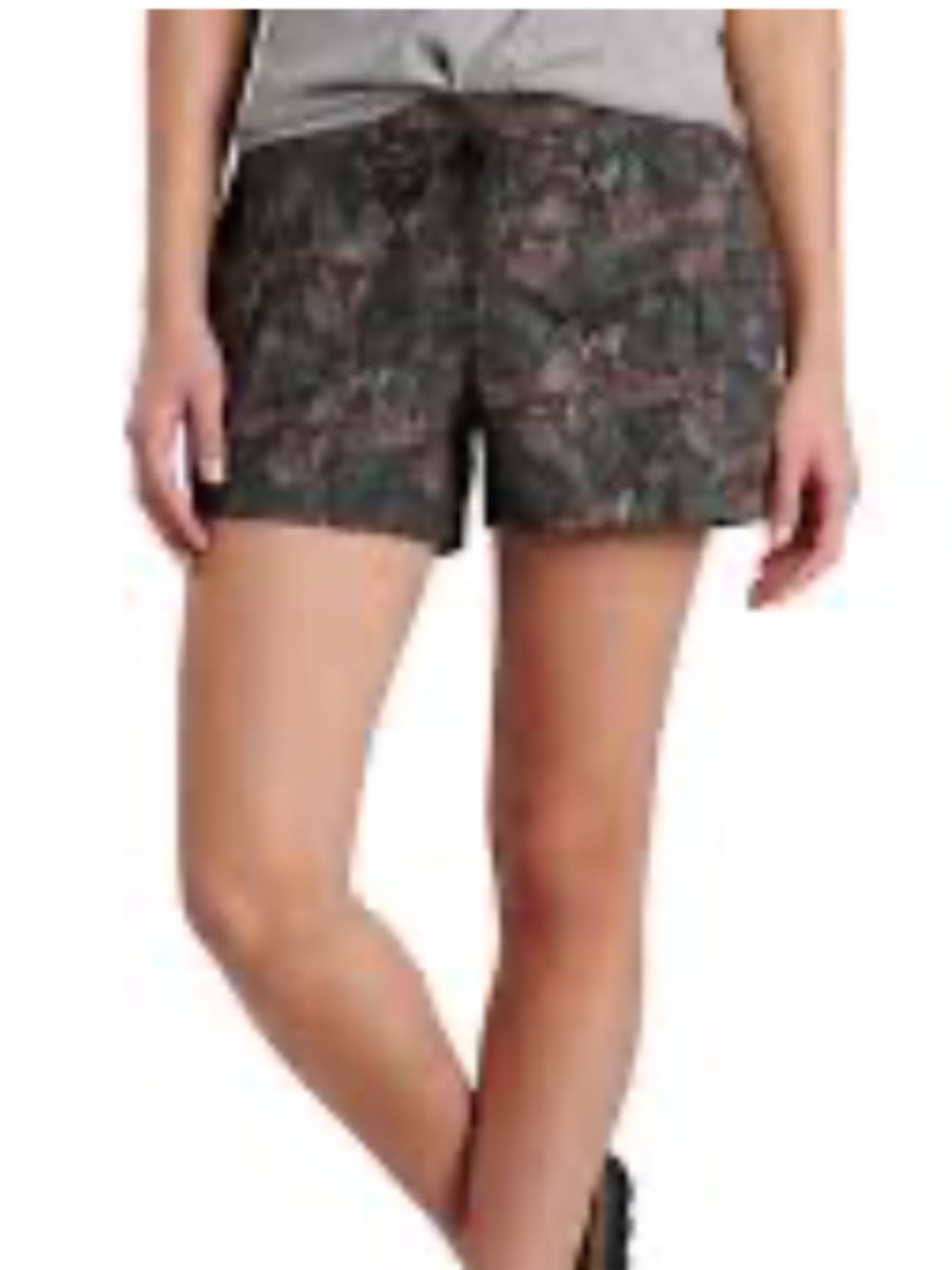 Kuhl Kruiser Getaway Shorts Floral Carbon Woodland Hiking Size Medium - Picture 1 of 10